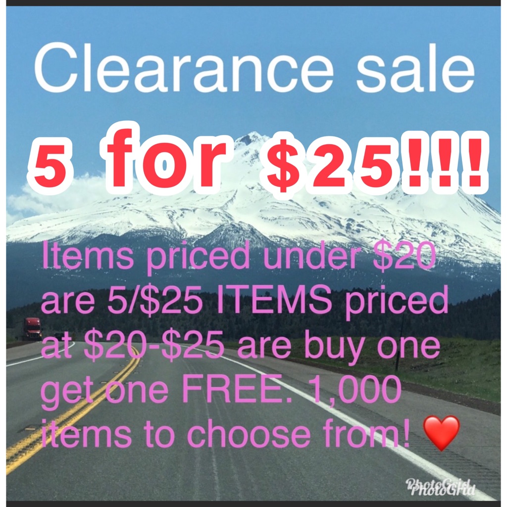Clearance Sale
